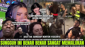 🔴TAK KUASA MENAHAN TANGIS‼️Reaksi YOUTUBER Dunia Kecam Arab Saudi Usai Zolimi Suporter Indonesia