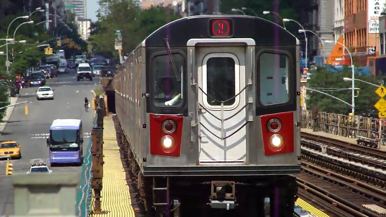 a train on Running