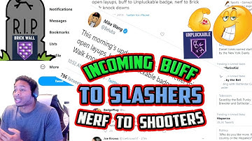 MIKE WANG TWITTER - HUGE BUFF TO BALLHANDLERS, BUFF TO LAYUPS, NERF TO BRICK WALL SCREENS - NBA 2K20