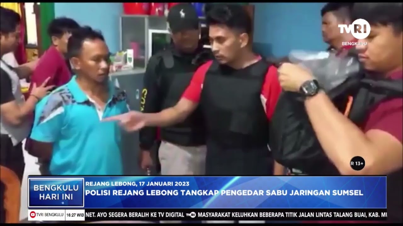 POLISI REJANG LEBONG TANGKAP PENGEDAR SABU JARINGAN SUMATERA SELATAN