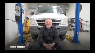 How to safely lift Mercedes Sprinter for servicing