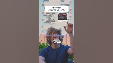 Studio vs. Live 🎸 Which Nirvana - About A Girl version is best? #songs #rock #guitar #nirvana #nyc