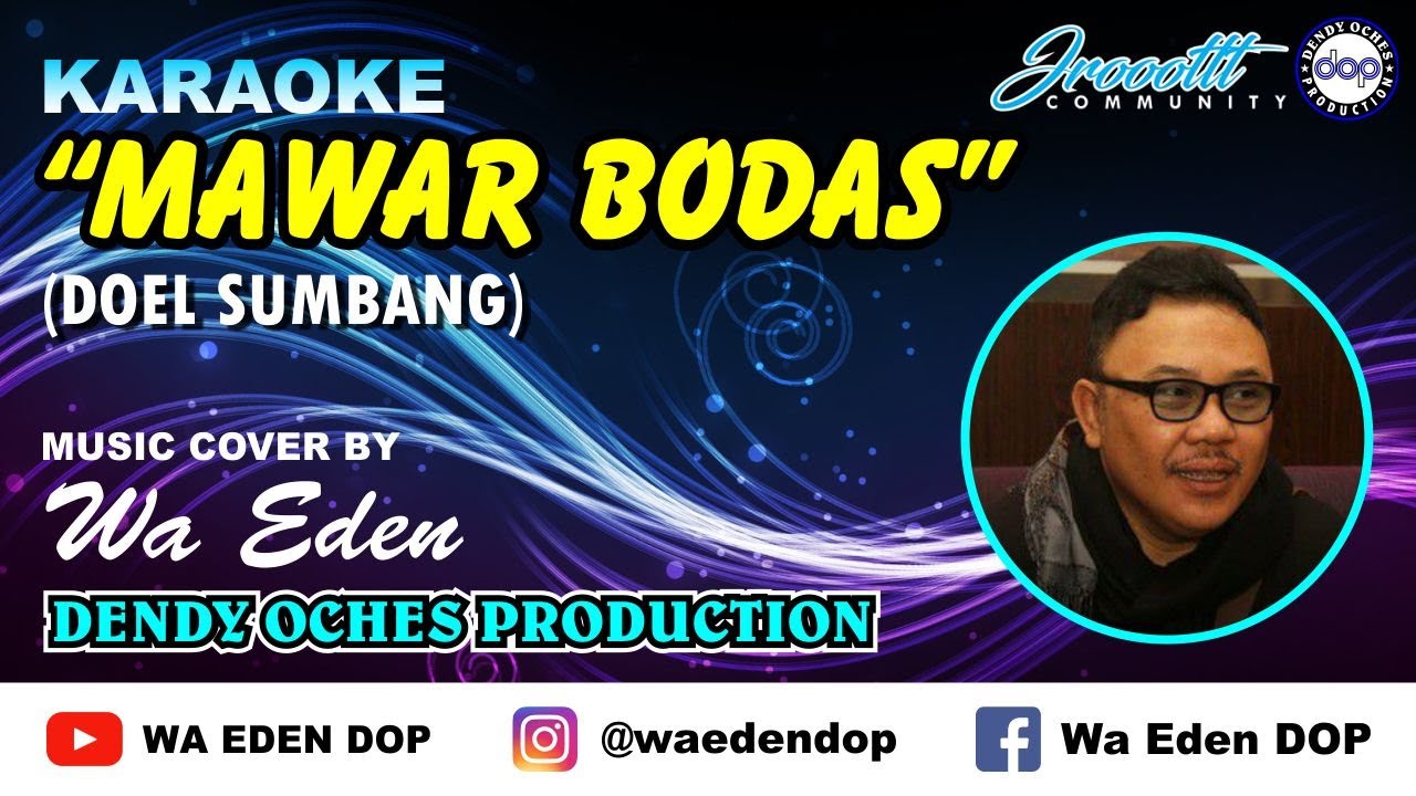 KARAOKE MAWAR BODAS - DOEL SUMBANG │ MUSIC COVER BY WA EDEN