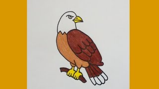 Cómo dibujar Un Aguila Para Niños 】 Paso a Paso Muy Fácil 2023 - Dibuja  Fácil