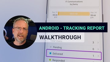Android Tracking Report - xMatters Support
