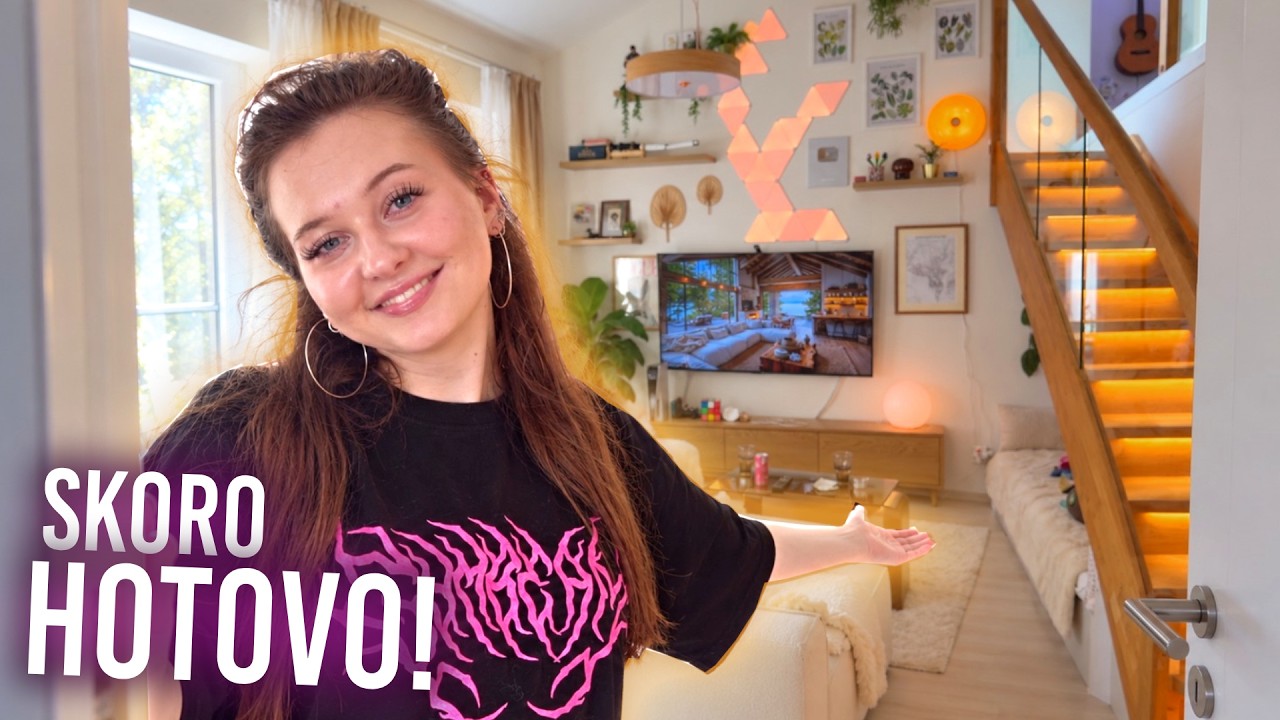 NÁŠ BYT JE SKORO HOTOVÝ! 🥹 Posledné detaily a dekorovanie | VLOG 🎀