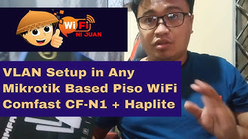 VLAN  Set Up for JUanFi by Trunking | Works on any  Mikrotik based PisoWifi System | Pinoy Tech Tips