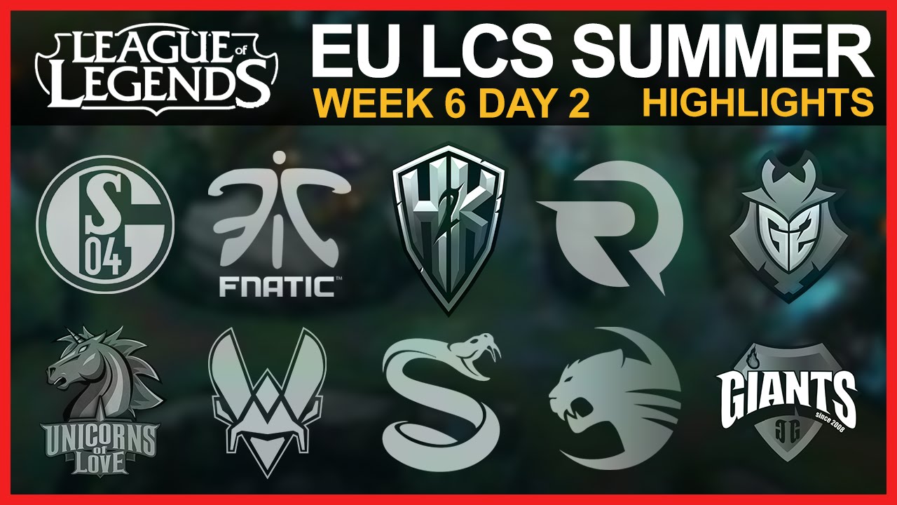 EU LCS Highlights: OG vs VIT, UOL vs FNC, G2 vs ROC, GIA vs H2K & S04 vs SPY | Summer Split W6D2