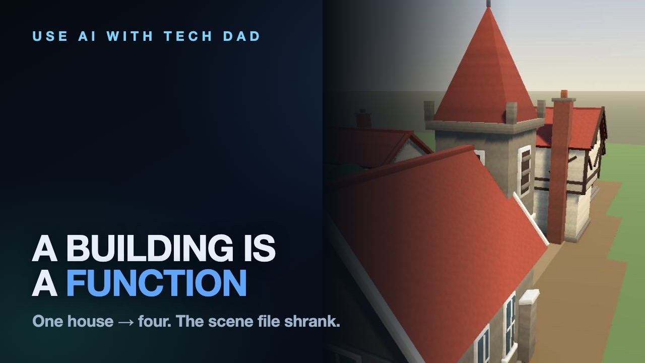 Day 5: Yesterday One House Was a Day's Work. Today a Building Is a Function.