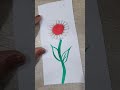 easy clay flower art | air dry clay art #youtubeshorts #art #viral #trending #shorts #flowers