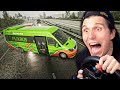 Schnellster FLIXBUS schleudert über Autobahn | Fernbus Simulator