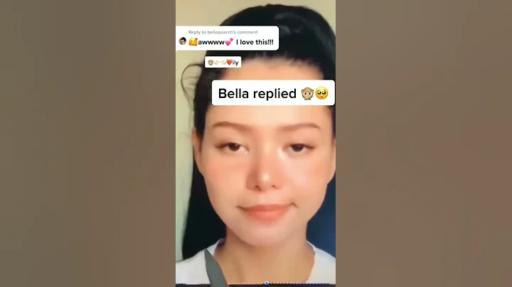 Bella Poarch replied to my TikTok where i draw her...