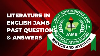 Literature in English JAMB Past Questions & Answers screenshot 5