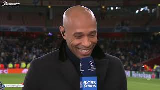 Thierry Henry reflects on Arsenal advancing to the quarterfinals! 👀   UCL Today   CBS Sports Golazo