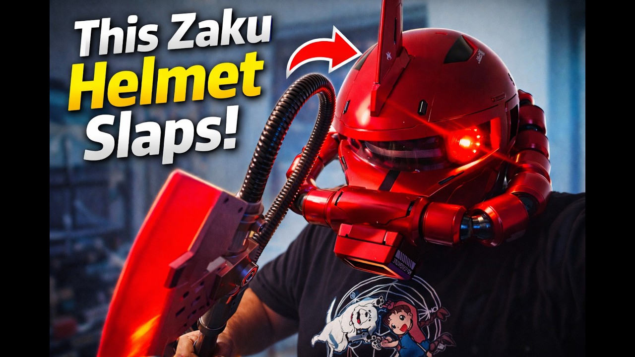 Zaku II Wearble Xingjie Knock Off Helmet Unboxing & Review!! - YouTube