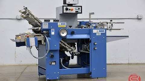 MBO B16 Pile Feed Paper Folder