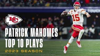 Top 10 Patrick Mahomes Plays from the 2023 Season | Kansas City Chiefs screenshot 5