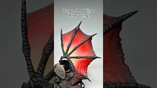 Dragon Red Wings with Airbrush #boardgames #tabletopgames #miniaturepainting #dnd #dragon