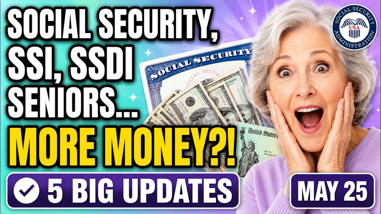 Social Security Update! | 5 BIG CHANGES Seniors Need To Watch Now! SSI ...