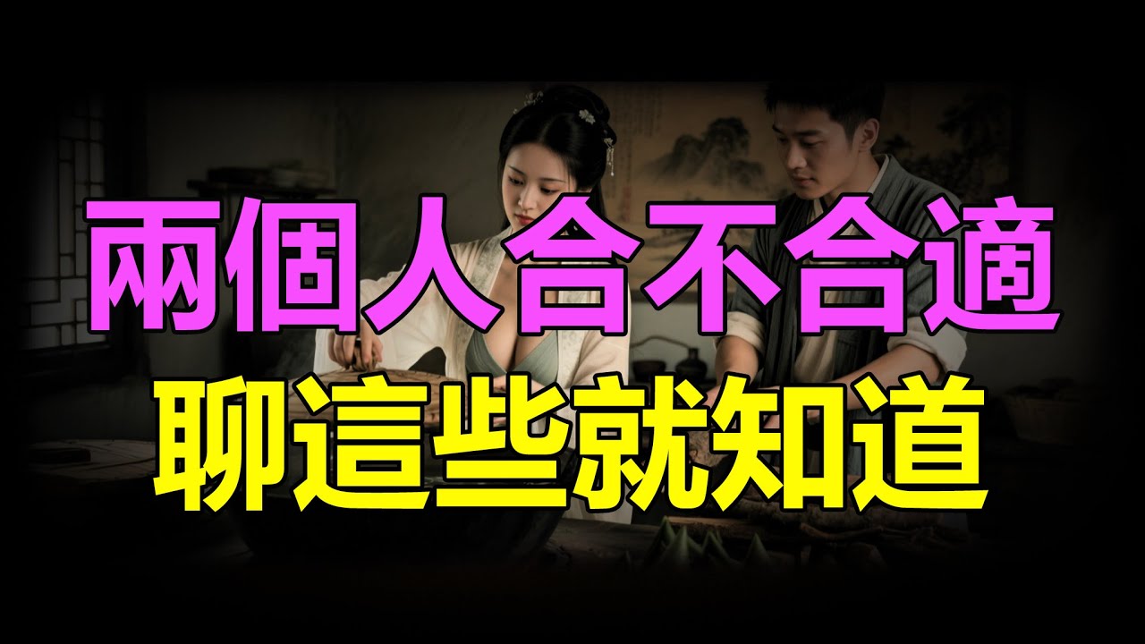 【天涯神贴】两个人合不合适，聊这些就知道