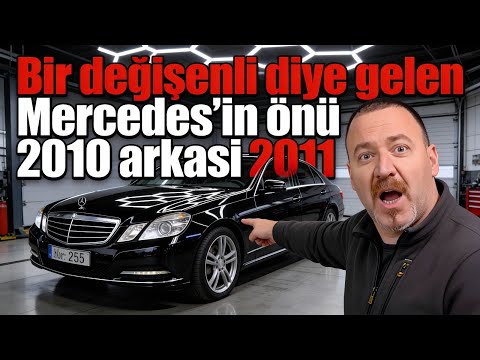 1 parça değişen diye gelen Mercedes’te bakın neler çıktı. İşçilik harika yapılmış.