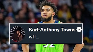 Karl-Anthony Towns Is Not Happy With The TimberWolves