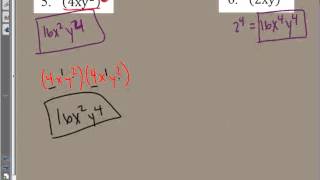 Unit 3 Notes 3: Multiplying Monomials