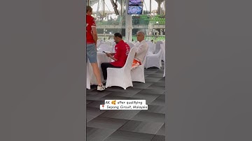 Ajith Kumar Racing Sepang Circuit, Malaysia AK Relaxing after Qualifying race #ajith #ajithkumar