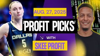 Wednesday WNBA Picks and Predictions | Aces vs Dream | Sun vs Wings | Profit Picks 8/27