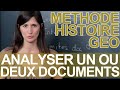 Analyser un ou deux documents  la mthode  histoiregographie  les bons profs