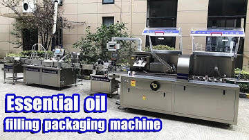 Essential oil filling packaging machine丨Automatic 5ml 10ml 30ml 50ml essential oil filling machine