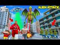 Aliens attack evil god and pennwise in gta 5 horror mod  shinchan and chop