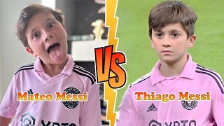 THIAGO MESSI Vs MATEO MESSI (Messi's Sons) Transformation ★ From Baby To 2023