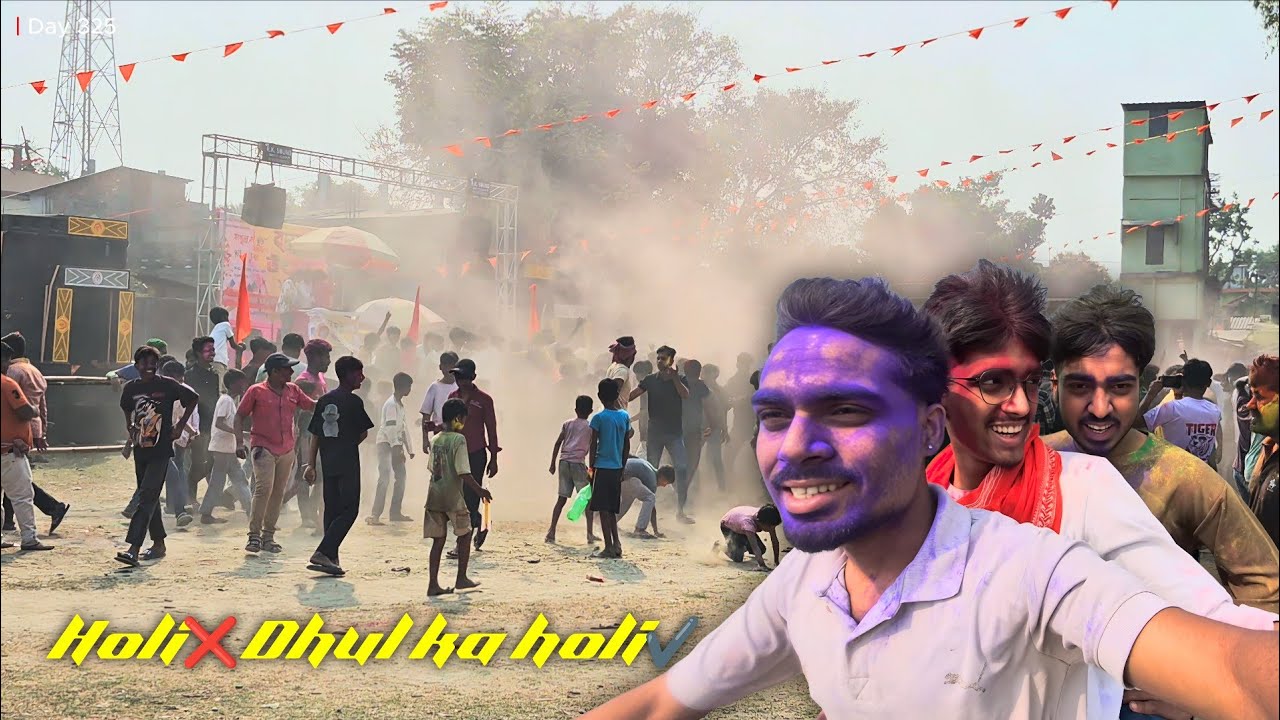 Dhul se holi khelo sablog 😂