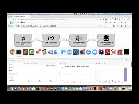 StreamSets Data Collector Engine and TimescaleDB: Reading Time Series Data from Kafka