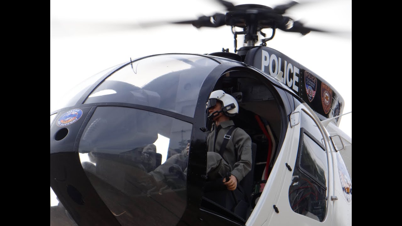 Custom Scale Helicopter MD500 800size Test flight