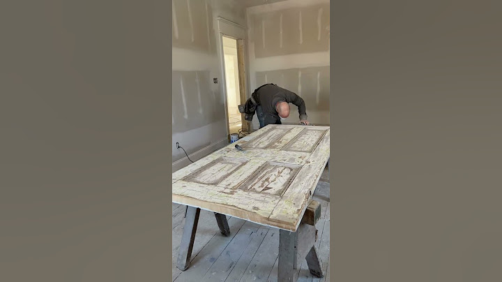 Refinishing another 165-year-old door