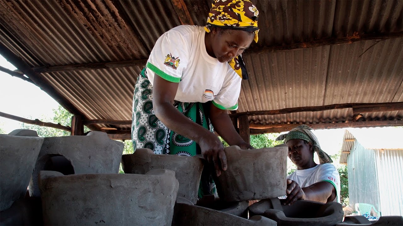 Kenya Cooks with Improved Stoves YouTube