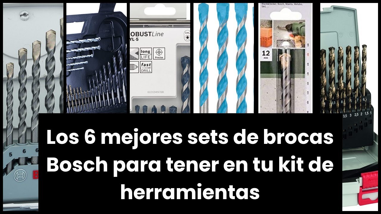【Brocas bosch】Los 6 mejores sets de brocas Bosch para tener en tu kit ...