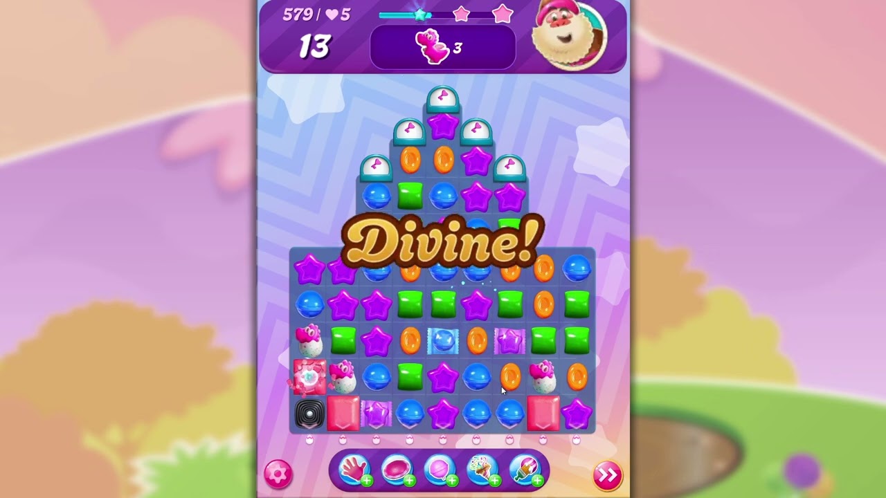 Candy Crush Saga LEVEL 579 (new version*)✔️ - YouTube