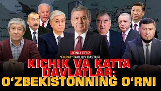 🔴 Kichik va katta davlatlar: O'zbekistonning o'rni #fikratuz