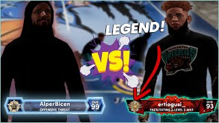 PlayStation 5in EN YÜKSEK RÜTBESİNE KARŞI MAÇ Alper Biçen vs LEGEND | NBA 2K21 Türkçe