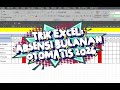 Rumus Excel Absensi Bulanan Otomatis 2026 #excel #shorts #fyp #exceltips #excelhacks