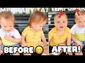 Twins FIRST Haircut At A Year & A Half Old