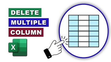 How to Delete multiple columns in Excel without scrolling
