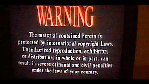 Opening To Godzilla: King Of The Monsters 1998 VHS