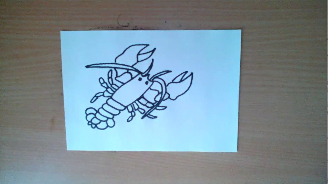 Как просто нарисовать рака