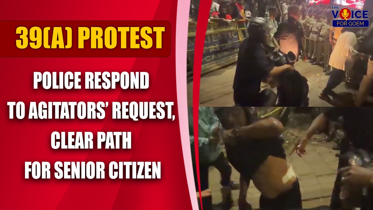 Police Respond to Agitators’ Request, Clear Path for Senior Citizen