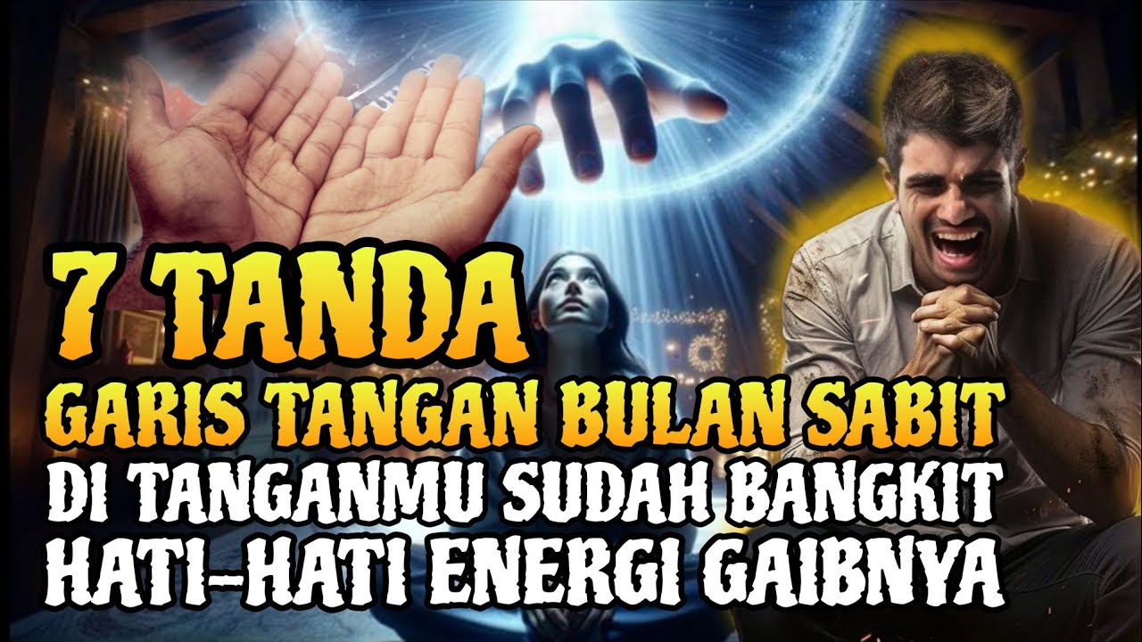Jangan Kaget❗7 Tanda Garis Bulan Sabit di Tangan Sudah Hidupkan Energi Spiritualmu