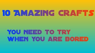 Try these crafts when you are bored/Easy crafts/DIY paper crafts/crafts for kids/ CRAFT WITH ROSE